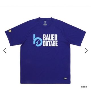 ヨコハマディーエヌエーベイスターズ(横浜DeNAベイスターズ)のBAUER OUTAGE/デサント/ドライTシャツ Oサイズ(ウェア)