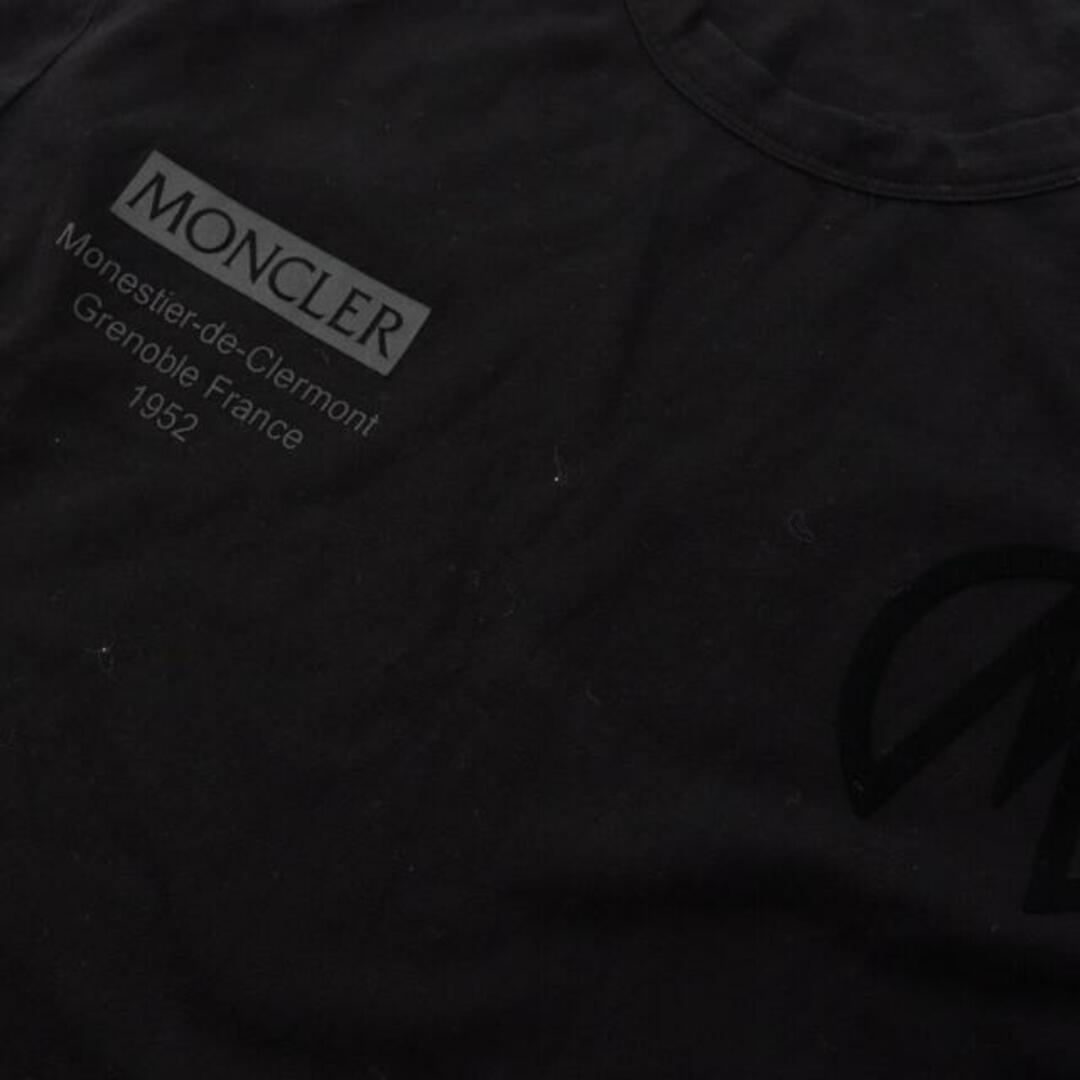 MONCLER(モンクレール)の Tシャツ 長袖 ロゴプリント ブラック メンズのトップス(Tシャツ/カットソー(七分/長袖))の商品写真