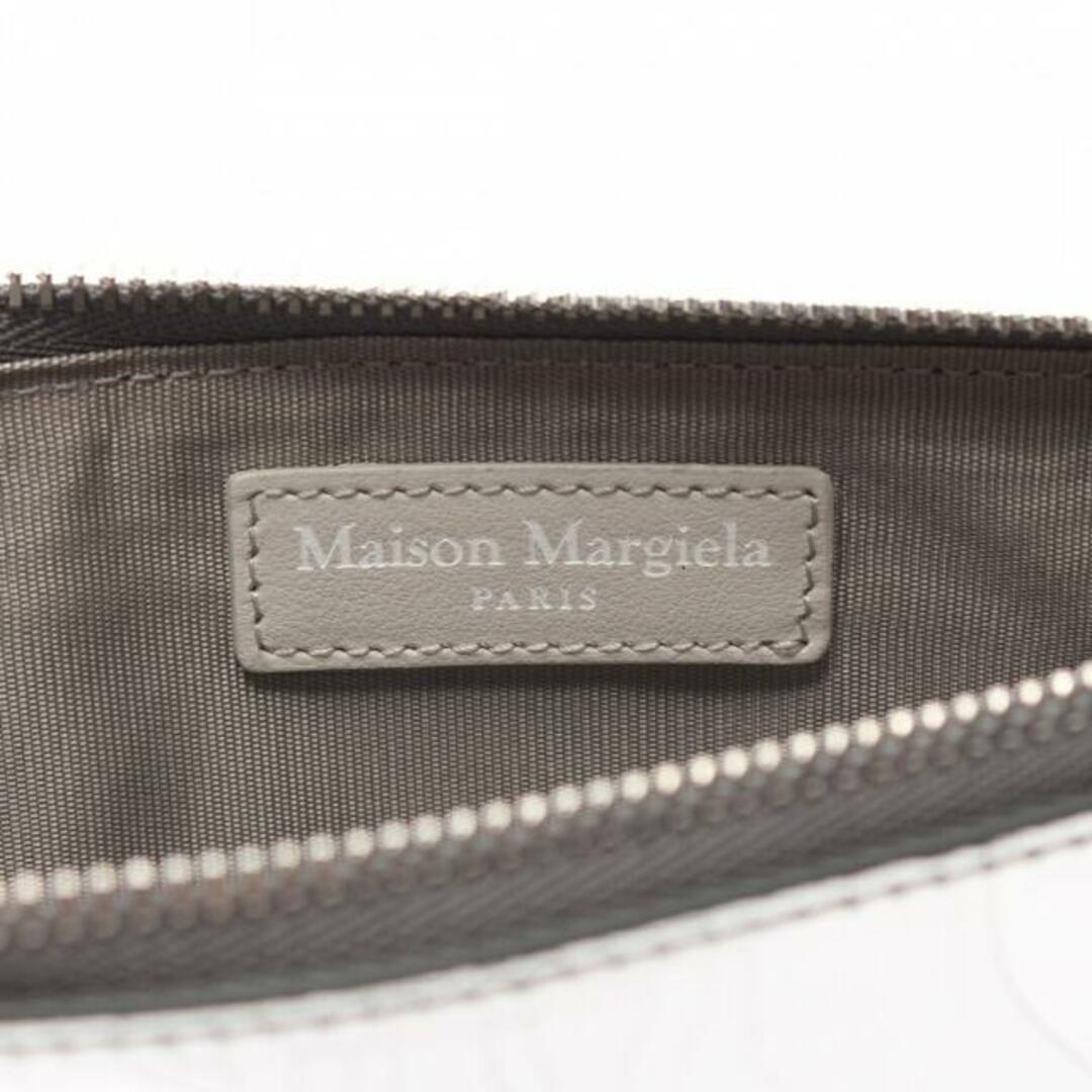 Maison Martin Margiela(マルタンマルジェラ)の ポーチ レザー シルバー レディースのファッション小物(ポーチ)の商品写真