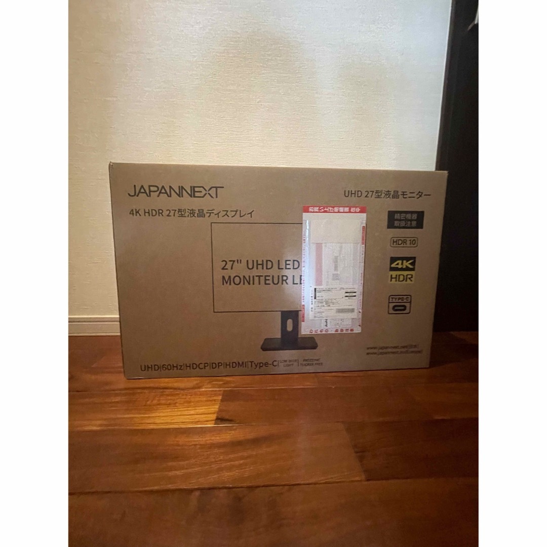JAPANNEXT JN-27IPS4FLUHDR IPS 4K 27インチ-