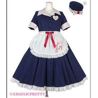 アンジェリックプリティー(Angelic Pretty)のAngelic Pretty Milkshake サーキュラーワンピースset(ひざ丈ワンピース)