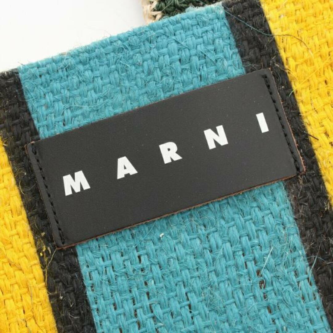 Marni(マルニ)のMARNI MARKET CANAPA マルニマーケット カナパ ハンドバッグ トートバッグ リネン ライトベージュ マルチカラー レディースのバッグ(トートバッグ)の商品写真