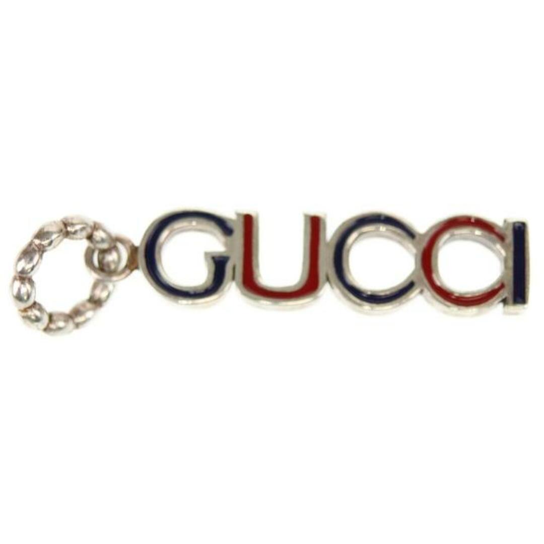 Gucci(グッチ)のグッチ ネックレストップ 中古 シルバー Ag925 GUCCI 【中古】 | ロゴ アクセサリー ユニセックス ペンダントトップ SV ファッション 銀 ブランド小物 ABランク メンズのアクセサリー(その他)の商品写真