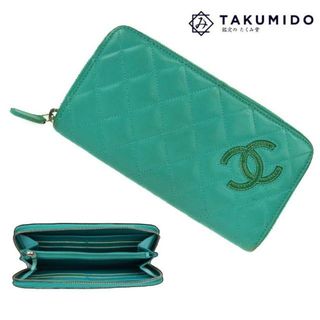 CHANEL - シャネル ラウンドファスナー長財布 ココマーク 中古 ...