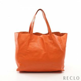 セリーヌ(celine)のホリゾンタルカバ ショルダーバッグ トートバッグ レザー オレンジ(トートバッグ)