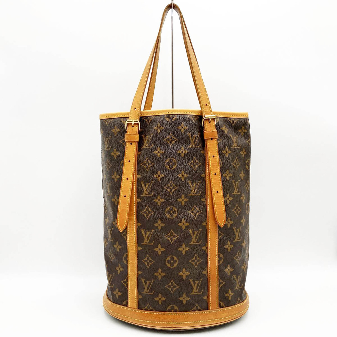 ルイ ヴィトン モノグラム バケットGM トートバッグ ショルダーバッグ バケツバック M42236 PVC レディース LOUIS VUITTON 【1-0112438】