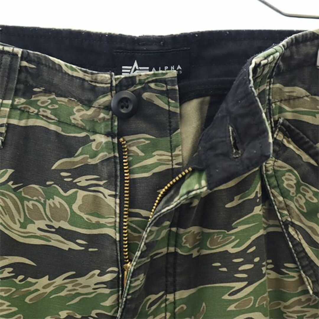 ALPHA INDUSTRIES アルファインダストリーズ 迷彩柄 ミリタリー カーゴ ショートパンツ XL ブラック系 ALPHA  INDUSTRIES INC メンズ 【中古】 【230825】の通販 by 古着屋BIG2nd's shop｜アルファインダストリーズならラクマ