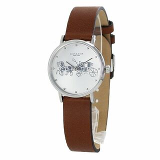 コーチ(COACH)の女性 プレゼント コーチ 腕時計 レディース 仕事用 レザー 時計 ブラウン (腕時計)