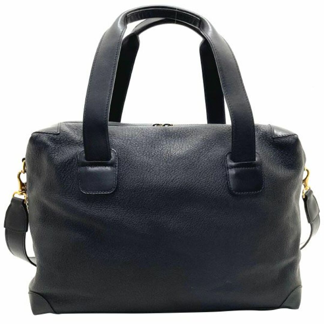 Gucci(グッチ)のグッチ 2WAYバッグ オールド ボストンバッグ レザー 革 ブラック 黒 レディースのバッグ(ショルダーバッグ)の商品写真