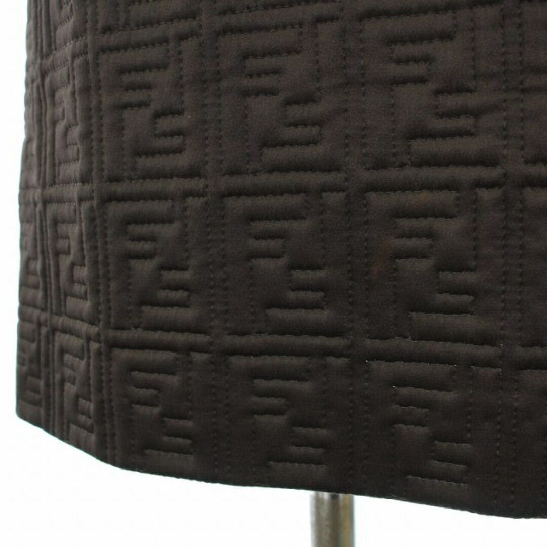 FENDI - フェンディ ズッカ柄 キルティング スカート ひざ丈 フレア 40