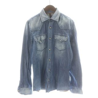 ヌーディジーンズ(Nudie Jeans)のnudie jeans ウエスタンシャツ カジュアルシャツ デニム 長袖 青(シャツ)