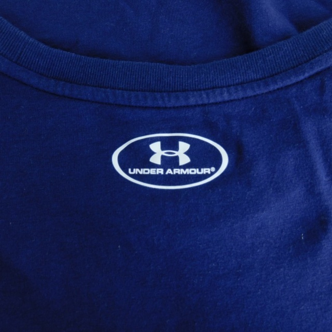 UNDER ARMOUR(アンダーアーマー)のアンダーアーマー ロゴTシャツ カットソー 半袖 クルーネック 紺 トップス メンズのトップス(Tシャツ/カットソー(半袖/袖なし))の商品写真