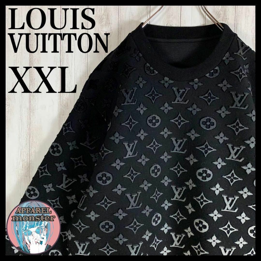 Louis Vuitton Rm201Q Tcj Hiy53W Monogram Sweatshirt Black mens