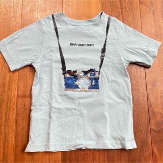 ぽんず様専用「GU カメラ スパンコールTシャツ」(Tシャツ/カットソー)