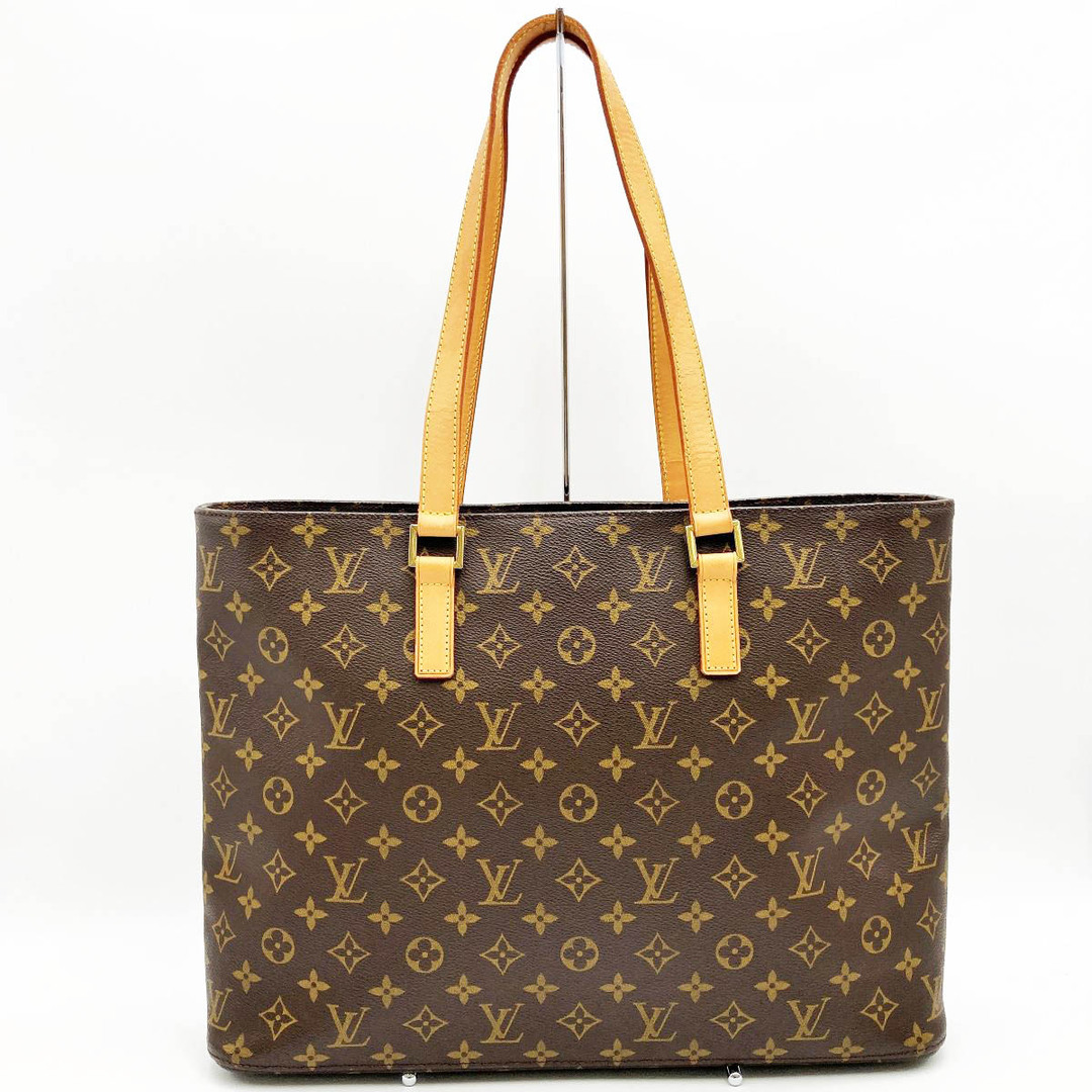 LOUIS VUITTON ルイ・ヴィトン ルコ ベタ無し モノグラム トートバッグ ショルダーバッグ バッグ ブラウン PVC レディース M51155 USED