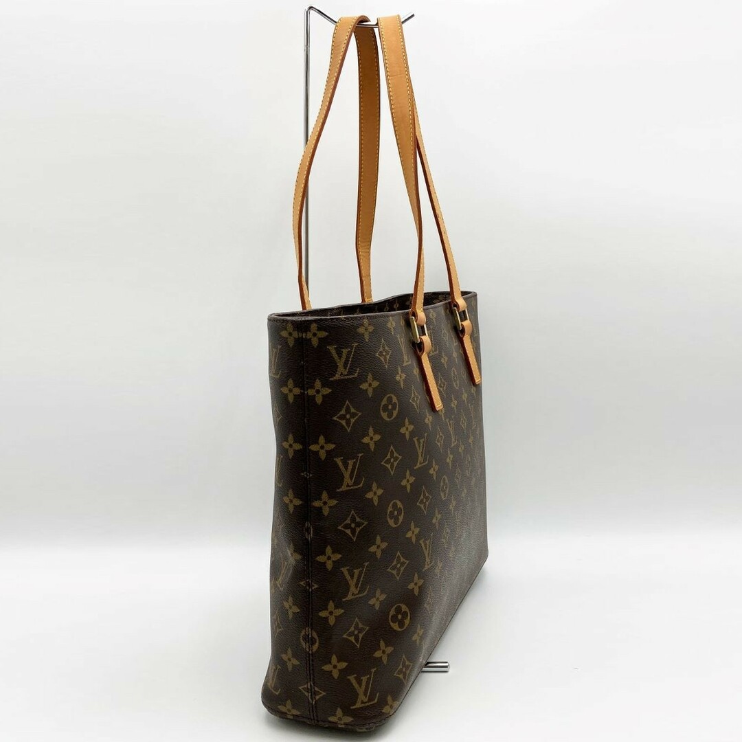 LOUIS VUITTON ルイ・ヴィトン ルコ ベタ無し モノグラム トートバッグ ショルダーバッグ バッグ ブラウン PVC レディース M51155 USED