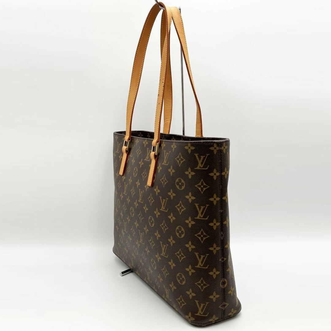 LOUIS VUITTON ルイ・ヴィトン ルコ ベタ無し モノグラム トートバッグ ショルダーバッグ バッグ ブラウン PVC レディース M51155 USED