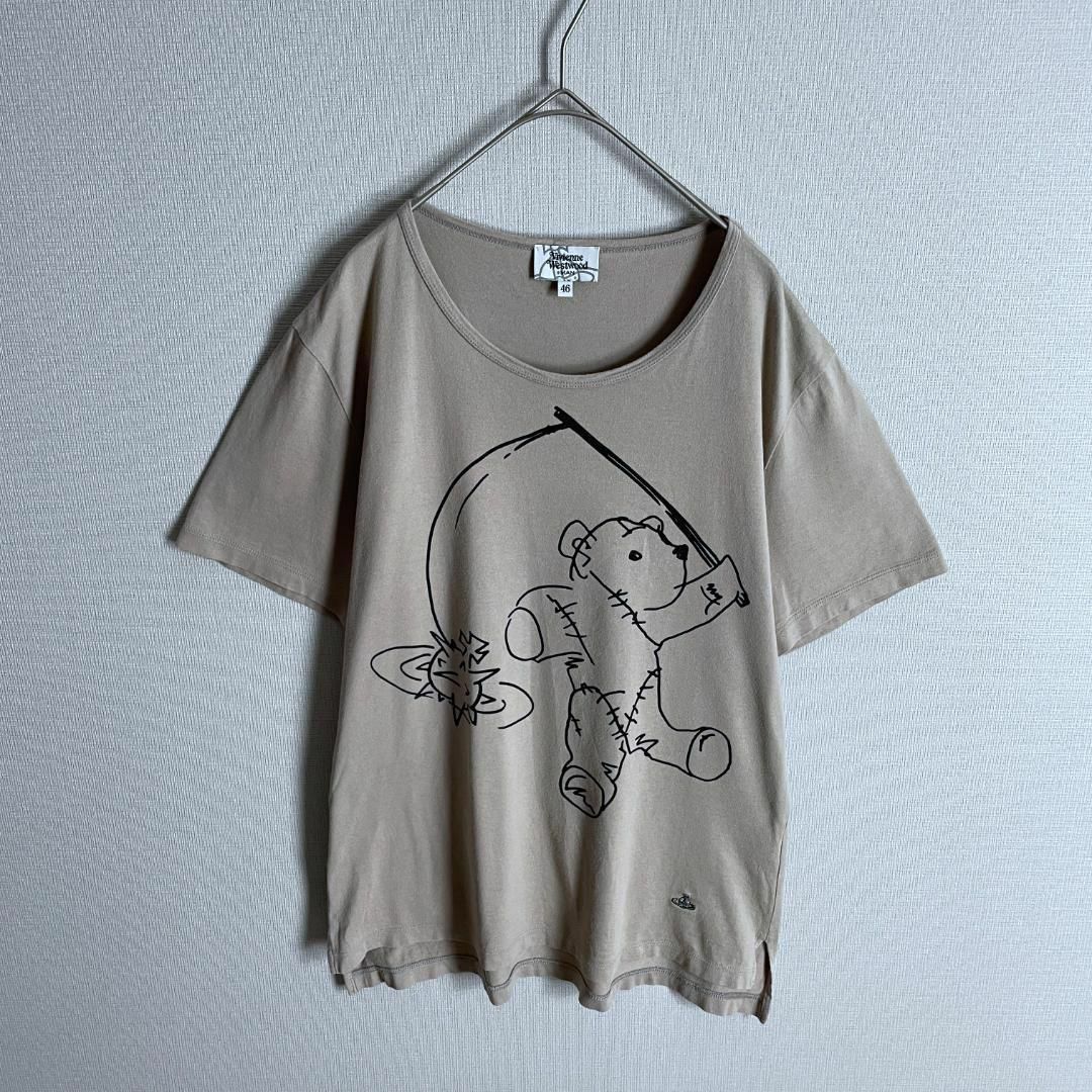 Vivienne Westwood(ヴィヴィアンウエストウッド)の【人気カラー☆オーブ刺繍】ヴィヴィアンウエストウッド Tシャツ 半袖 メンズのトップス(Tシャツ/カットソー(半袖/袖なし))の商品写真