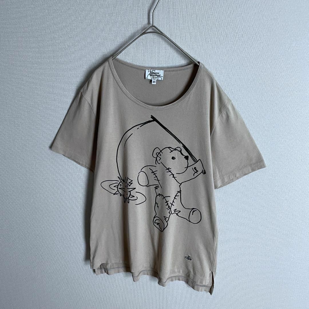 Vivienne Westwood(ヴィヴィアンウエストウッド)の【人気カラー☆オーブ刺繍】ヴィヴィアンウエストウッド Tシャツ 半袖 メンズのトップス(Tシャツ/カットソー(半袖/袖なし))の商品写真