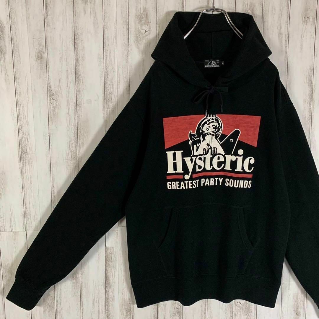 HYSTERIC GLAMOUR ダメージフェード加工 ヒスガール パーカー