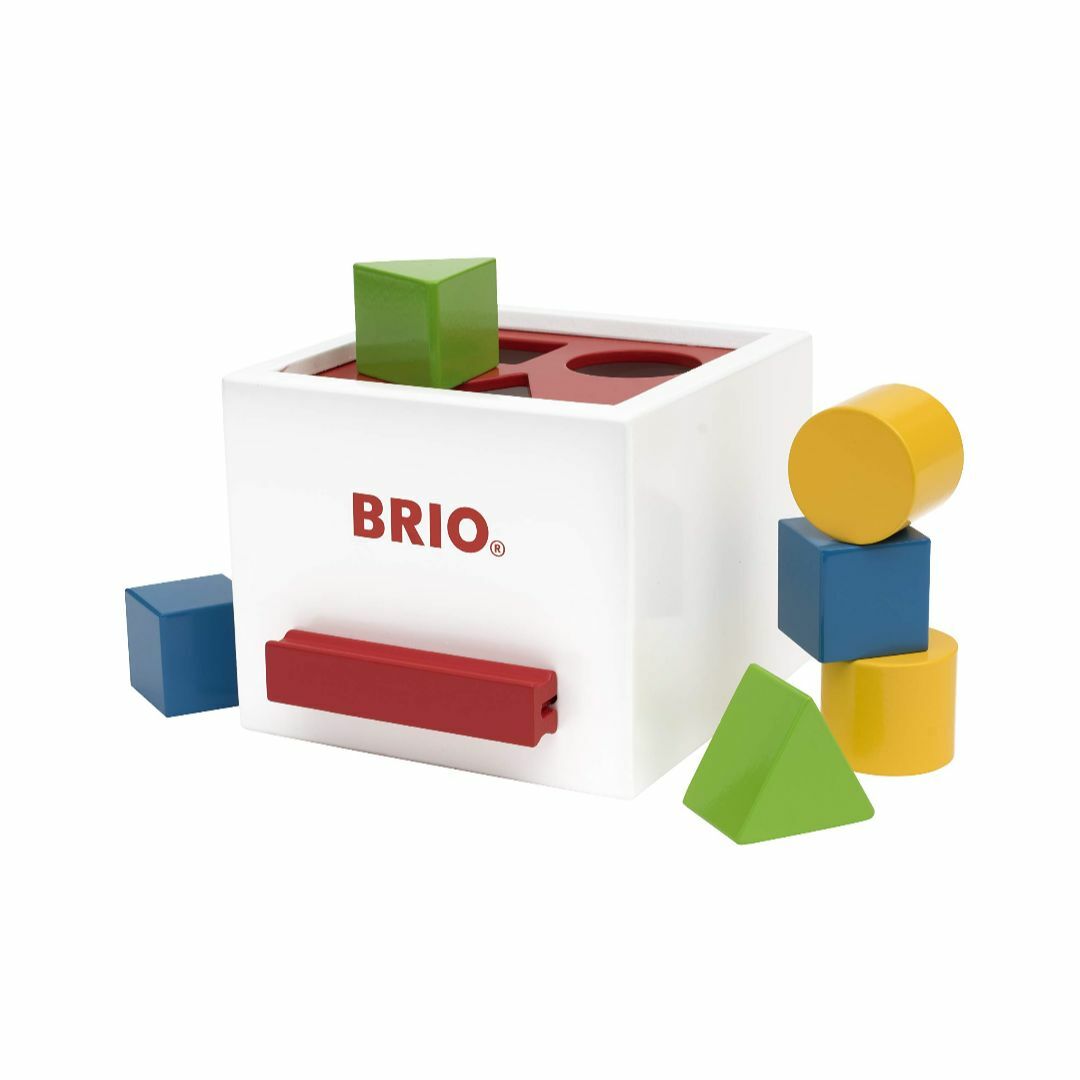 【特価セール】BRIO 形合わせボックス白 30250 1歳から 木製玩具 木の