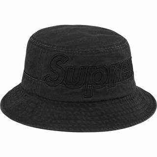 シュプリーム(Supreme)のS/M Supreme Outline Crusher Denim ハット 黒(ハット)