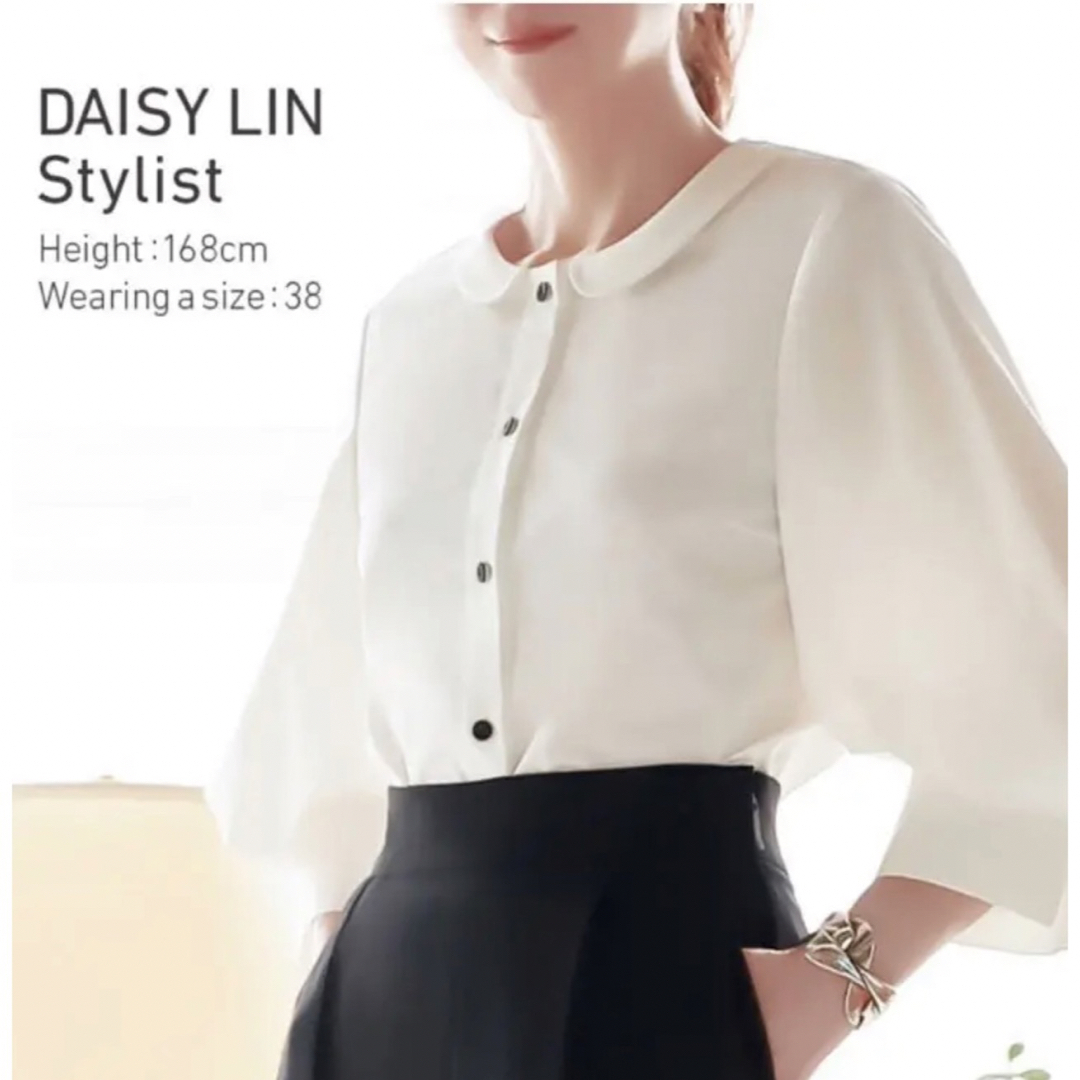 DAISY LINデイジーリン♡美品ドットブラウス レディレディ38 ...