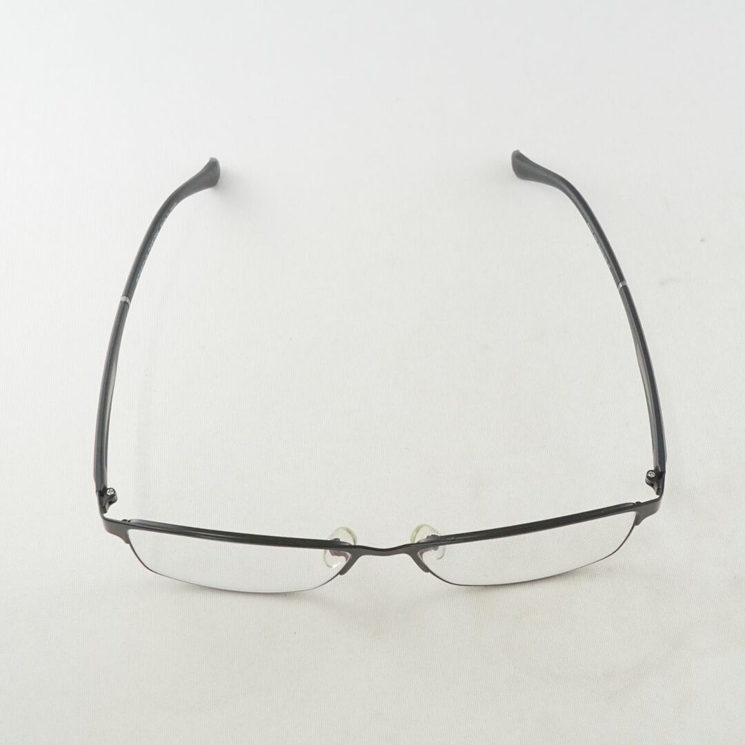 眼鏡 PORSCHE DESIGN ポルシェデザイン USED美品 P8317 C07 スクエア メンズ ブラック 日本製 KR X4868 3