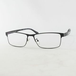 ポルシェデザイン(Porsche Design)の眼鏡 PORSCHE DESIGN ポルシェデザイン USED美品 P8317 C07 スクエア メンズ ブラック 日本製 KR X4868(サングラス/メガネ)