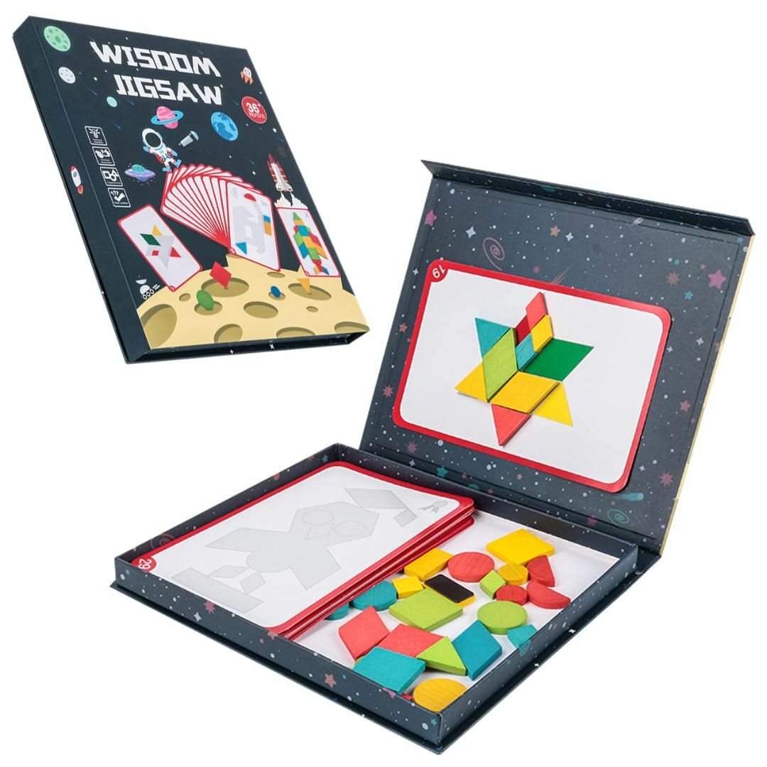 【新着商品】Ms.0 タングラムパズル モンテッソーリ 知育玩具 おもちゃ マグ