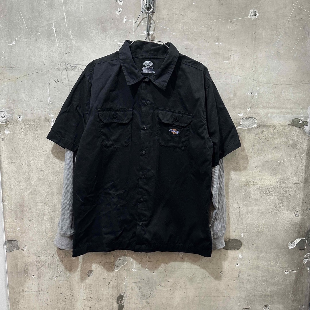 Dickies(ディッキーズ)のUSA古着ディッキーズ サマール ワークシャツ Lサイズ DICKIES メンズのトップス(シャツ)の商品写真