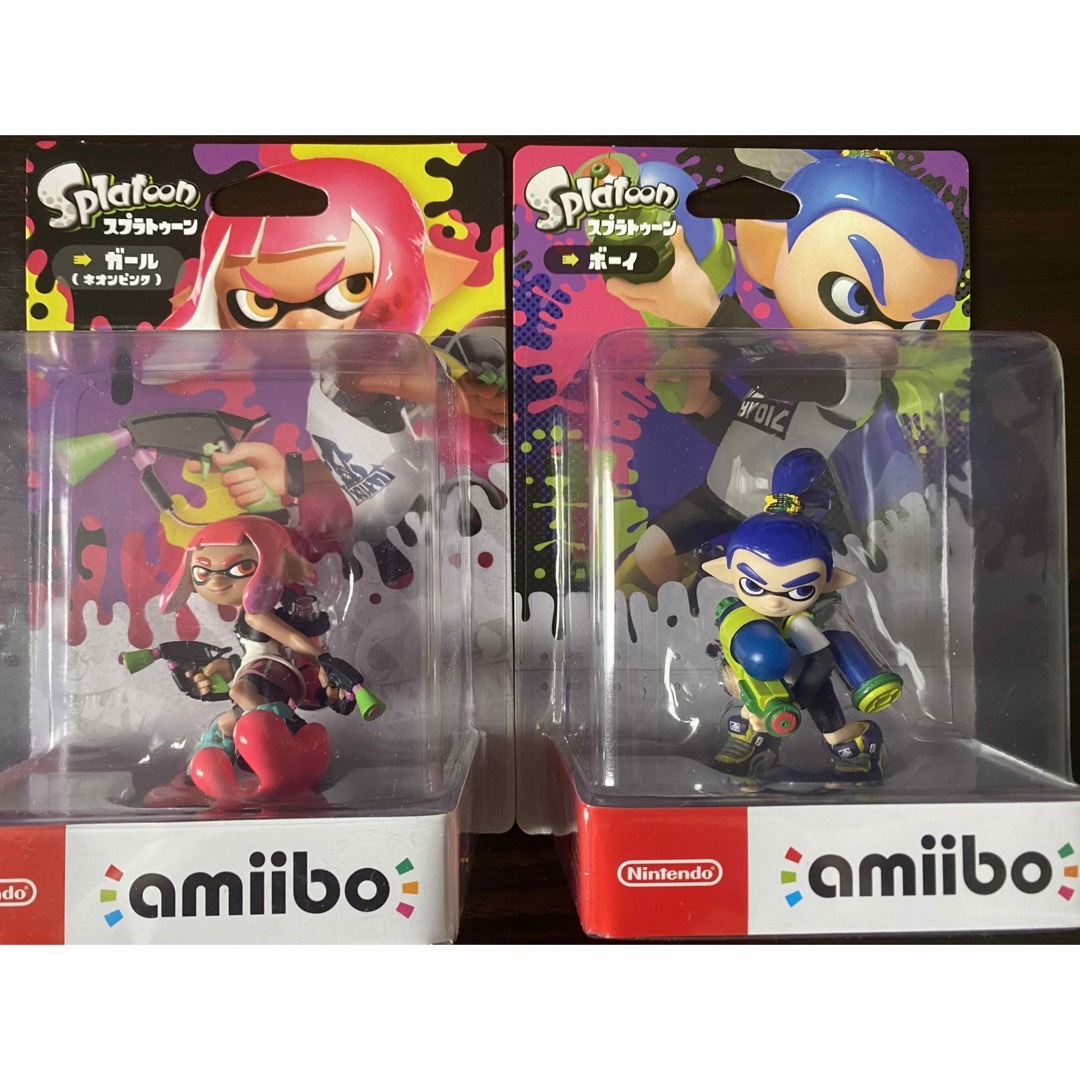 amiiboガール(ネオンピンク)・ボーイ 2体セット - その他