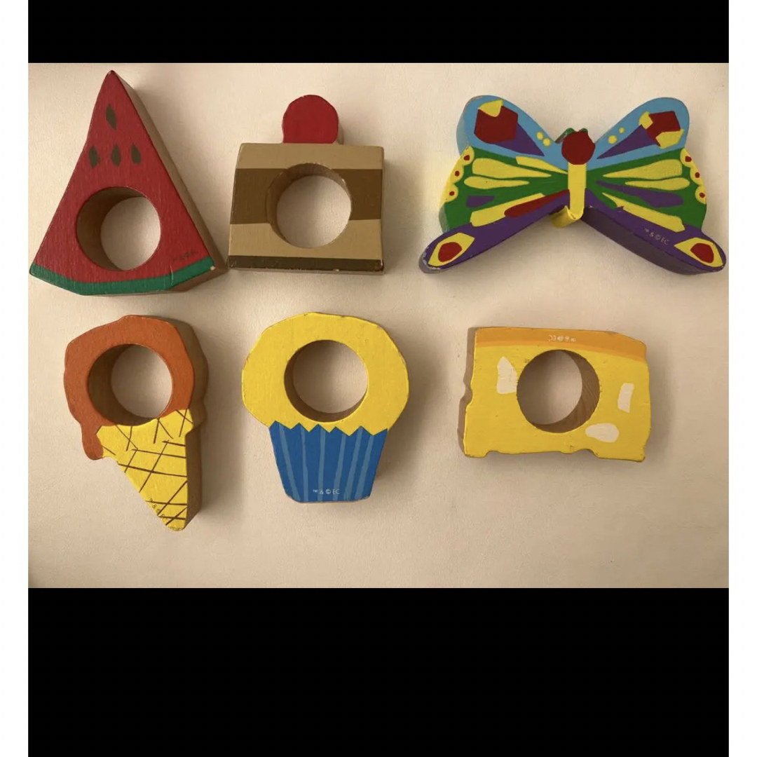 はらぺこあおむしの積み木 キッズ/ベビー/マタニティのおもちゃ(知育玩具)の商品写真