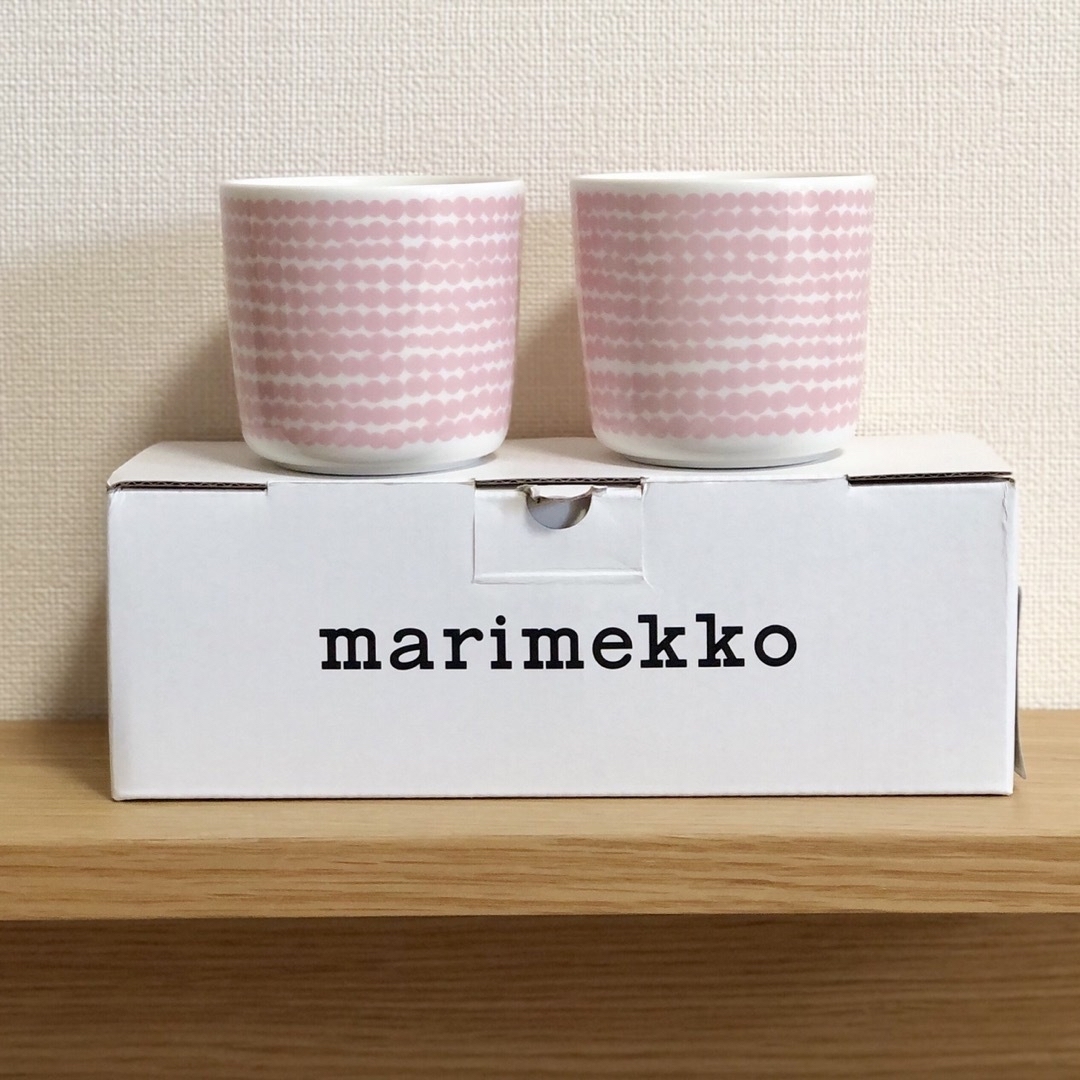 マリメッコ 【marimekko】ピンク・ドット柄マグ・蕎麦猪口・２個セット | フリマアプリ ラクマ