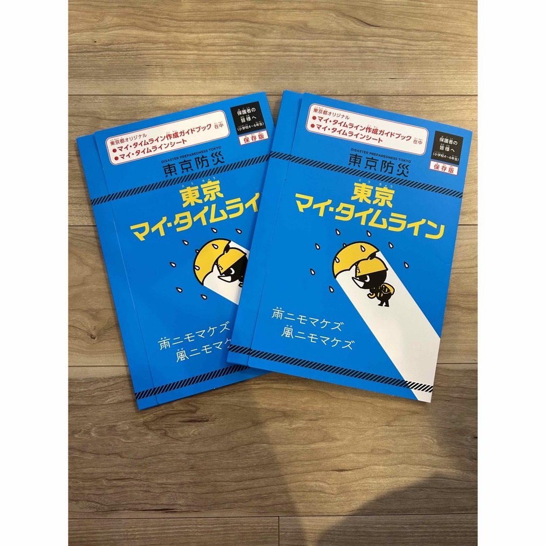 東京 マイタイムライン 小学校4年〜6年生 2冊 4年 5年 6年 防災 台風 エンタメ/ホビーの本(住まい/暮らし/子育て)の商品写真