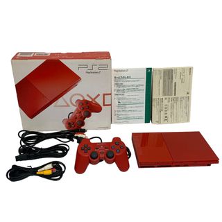 PS2 本体 シナバーレッド SCPH-90000