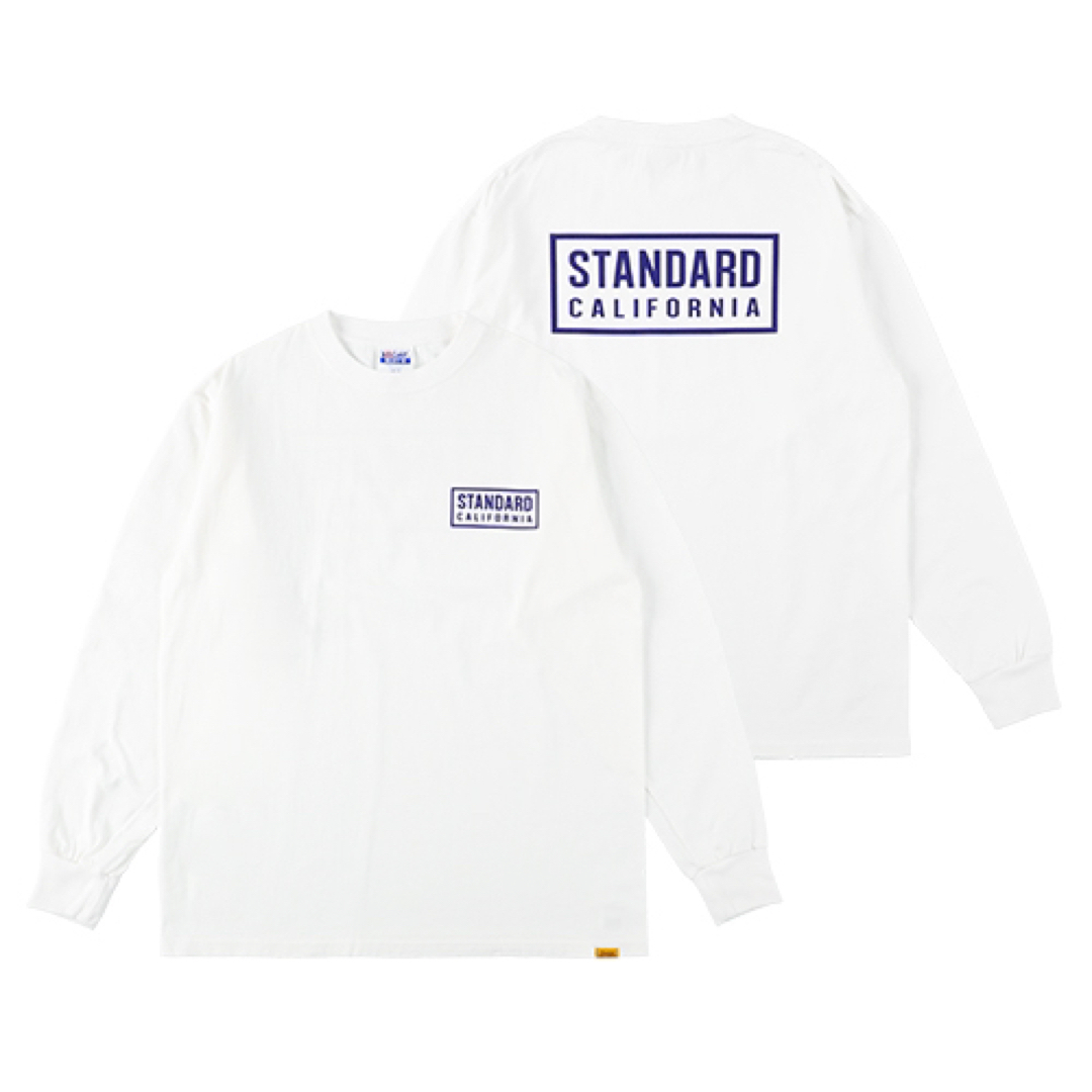 スタンダードカリフォルニア ロングスリーブTシャツ/WHITE XL