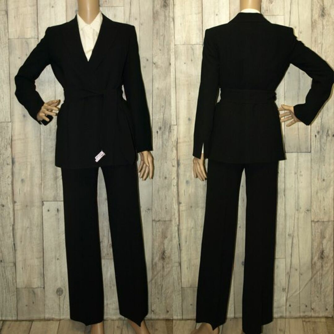 BOSCH(ボッシュ)のボッシュ・ブラックフォーマル　パンツスーツ◇日本製・36サイズ　ブラック　 レディースのフォーマル/ドレス(スーツ)の商品写真