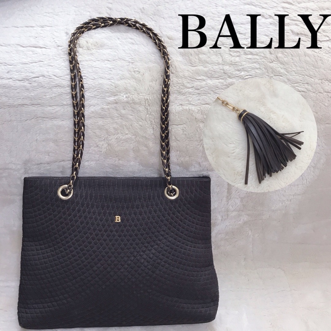 Bally - BALLY 大容量 キルティング ショルダーバッグ トートバッグ