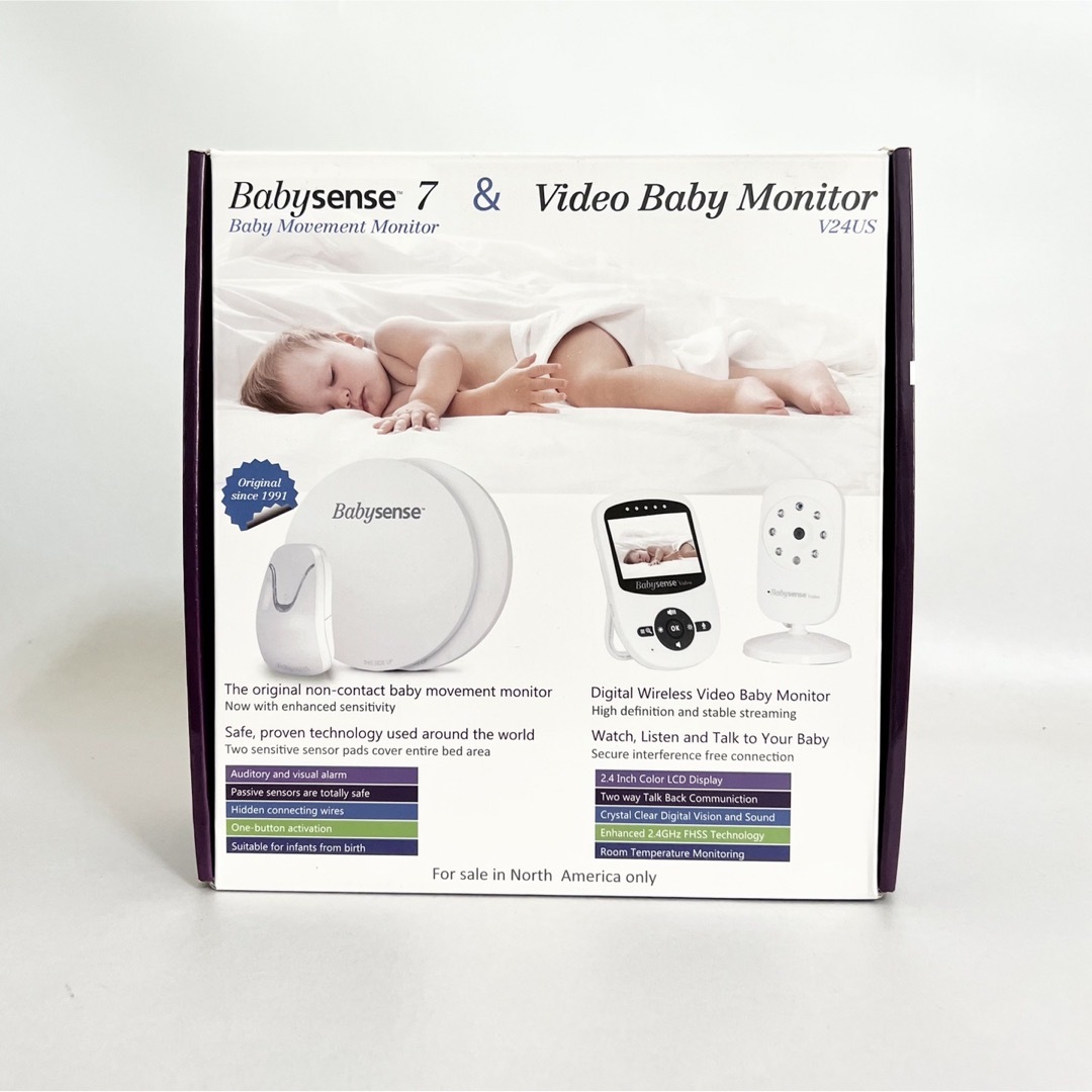 ベビーセンス 7 乳児体動センサー ベビーセンス ビデオモニター セット