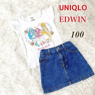 ユニクロ(UNIQLO)のEDWIN エドウィン something 100 デニム UNIQLO UT(Tシャツ/カットソー)