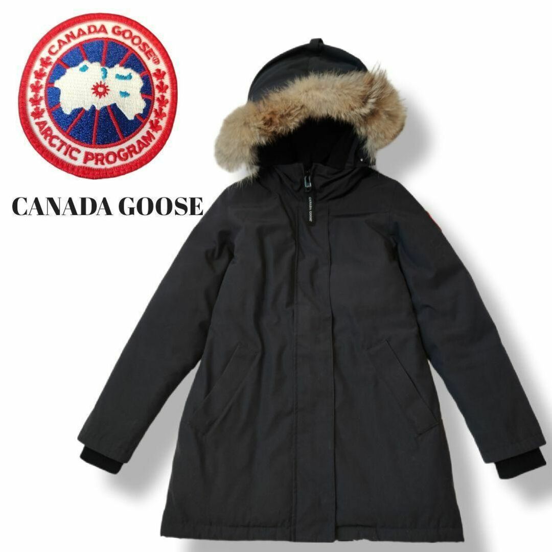 CANADA GOOSE(カナダグース)の極美品　CANADA GOOSE　ダウンコート　ダウンジャケット　ファーフード レディースのジャケット/アウター(ダウンジャケット)の商品写真
