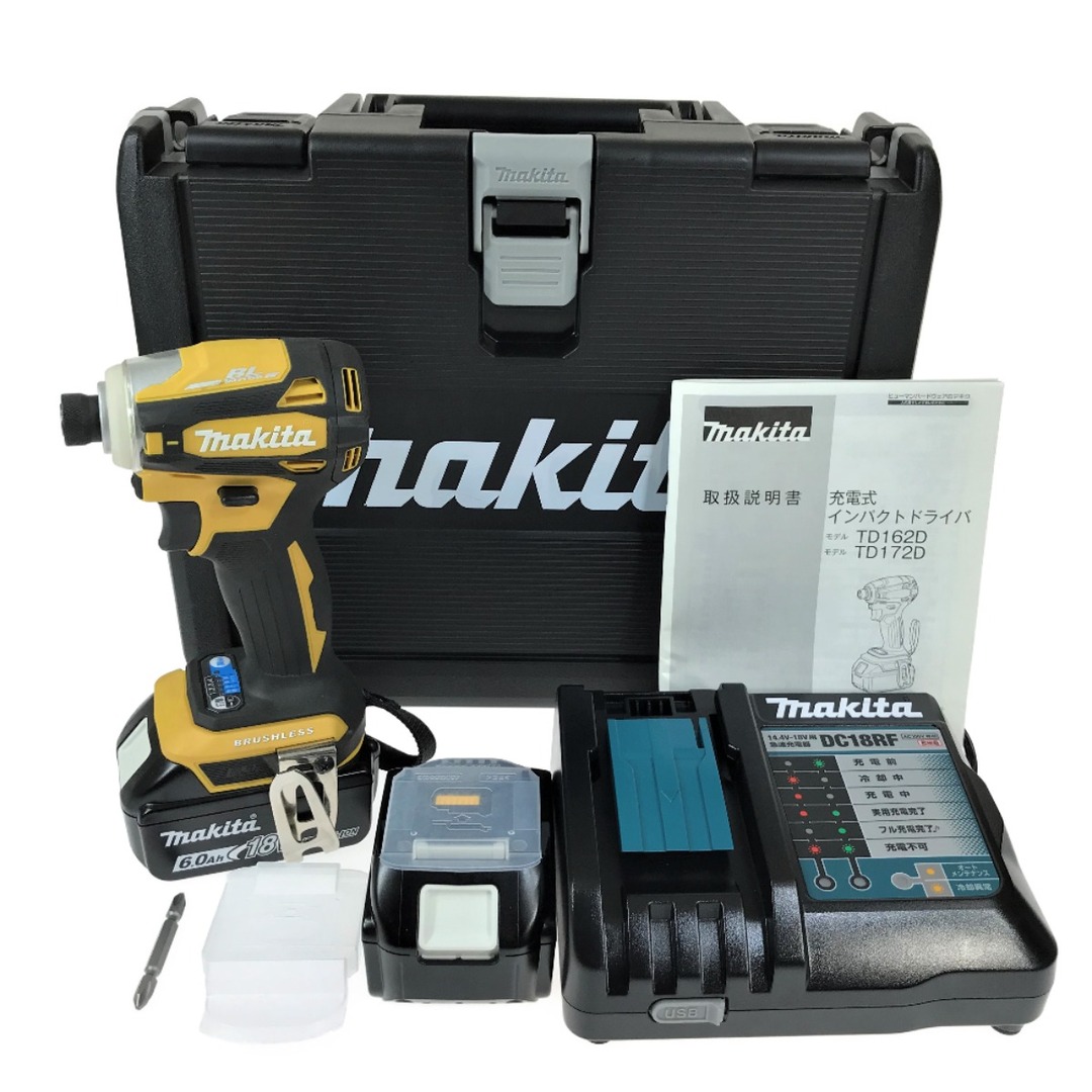 Makita(マキタ)の##MAKITA マキタ 18v 充電式インパクトドライバ TD172DGXFY フレッシュイエロー インテリア/住まい/日用品のインテリア/住まい/日用品 その他(その他)の商品写真