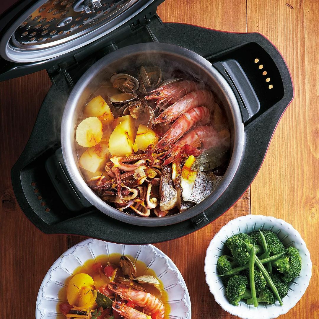 SHARP - SHARP ヘルシオ ホットクック KN-HW24C-R レッドの通販 by