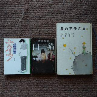 怪盗探偵山猫（神永学）/星の王子さま/ナイフ（重松清）/3冊セット(文学/小説)