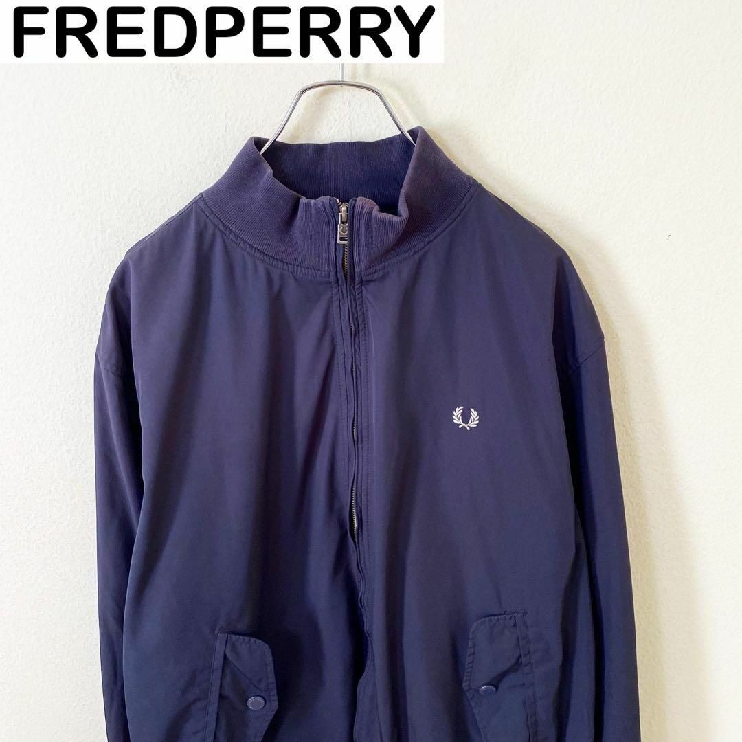 メンズFREDPERRY フレッドペリー 刺繍ロゴ ジャケット ヴィンテージ