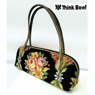 未使用品　希少　think Bee! ハンドバッグ　くまモン　花柄　ハート柄