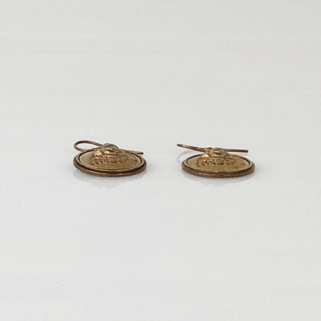 ボッテガ・ヴェネタ ピアス ゴールド コインモチーフ 保存袋 箱あり 8