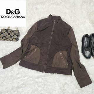 ドルチェアンドガッバーナ(DOLCE&GABBANA)のDolce & Gabbana【XL】ジャンパー　ブルゾン　ブラウン(ブルゾン)