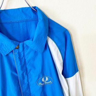 FRED PERRY - 80s〜90s FREDPERRY 刺繍ロゴ ジャケット 古着